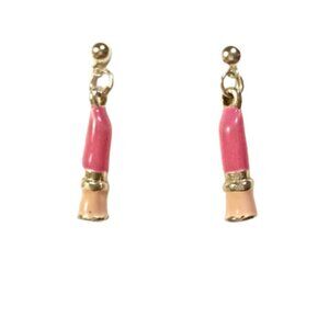 Hot Pink OR Candy Red Mini Lipstick Earrings